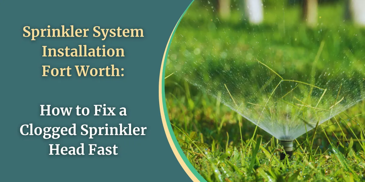 Sprinkler System Installation Fort Worth: How to Fix a Clogged Sprinkler Head Fast