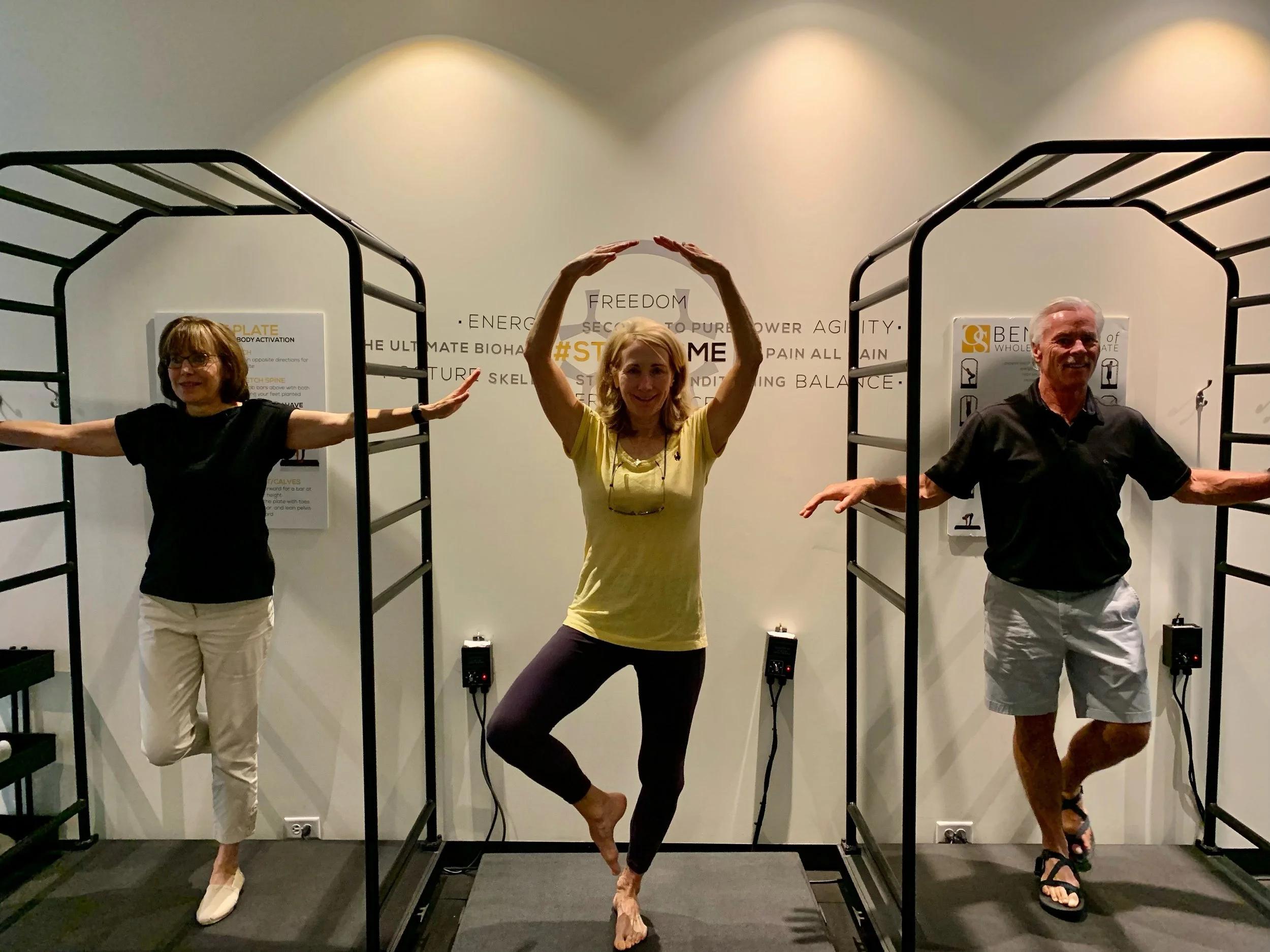 Balance and stability training at OsteoStrong Lake Forest to support strength, coordination and fall prevention