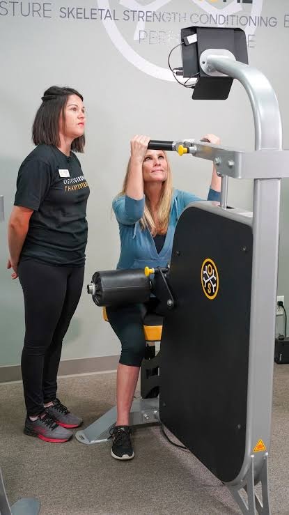 one strengthening and bone density support with Osteogenic Loading at OsteoStrong Lake Forest