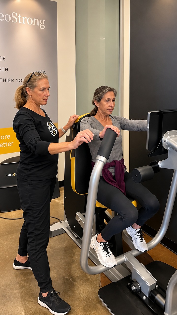 Skeletal and musculoskeletal strengthening with the OsteoStrong Spectrum System in Lake Forest