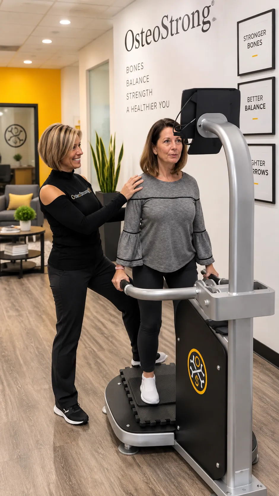 Bone strengthening and balance training using Osteogenic Loading at OsteoStrong Lake Forest