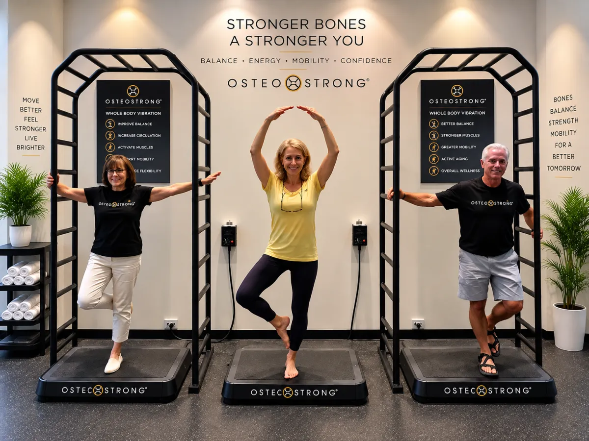 Whole-body vibration for balance, mobility and muscle activation at OsteoStrong Lake Forest
