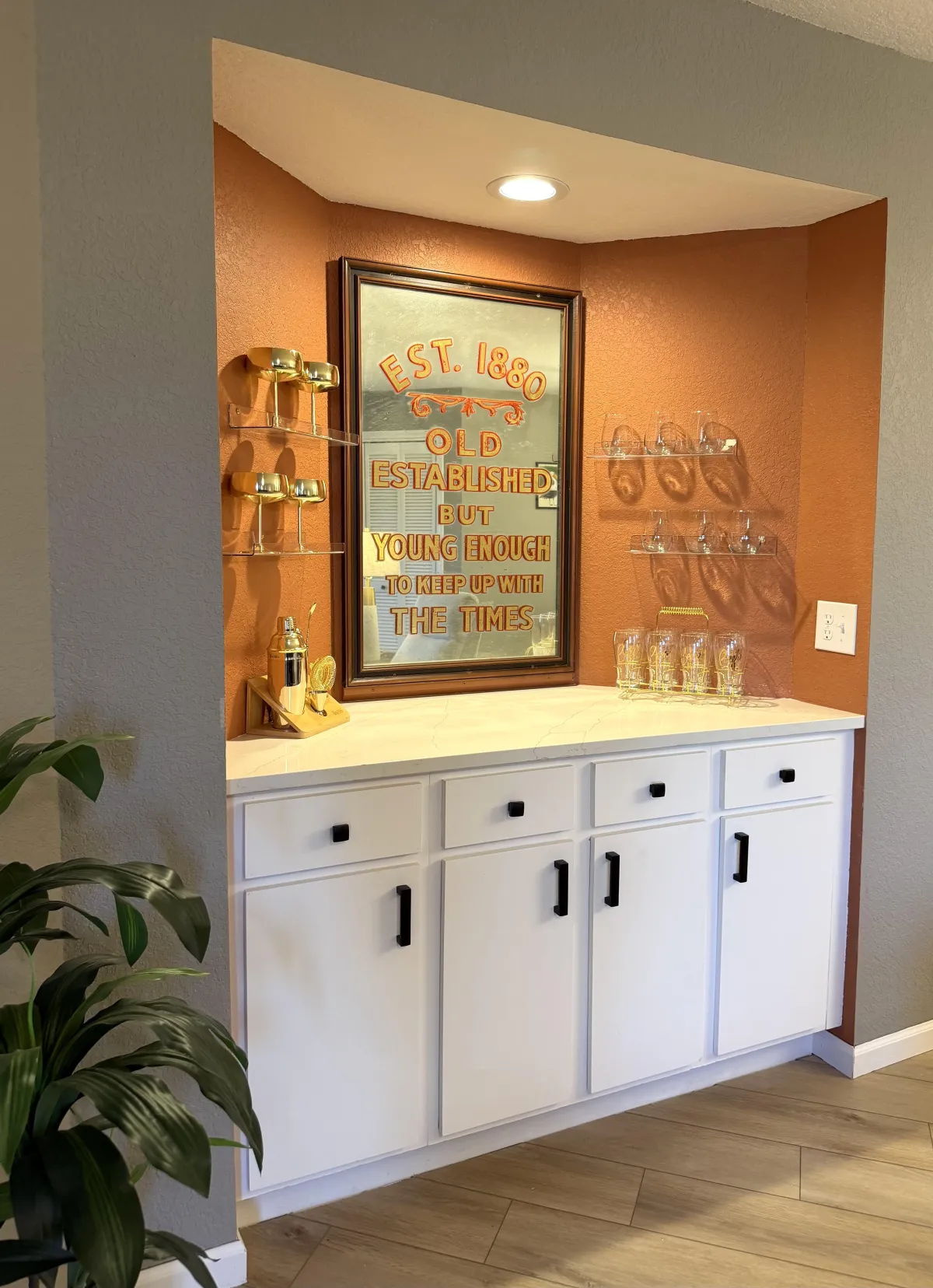 Handcrafted retreat cabin nestled among firs in late-afternoon light.