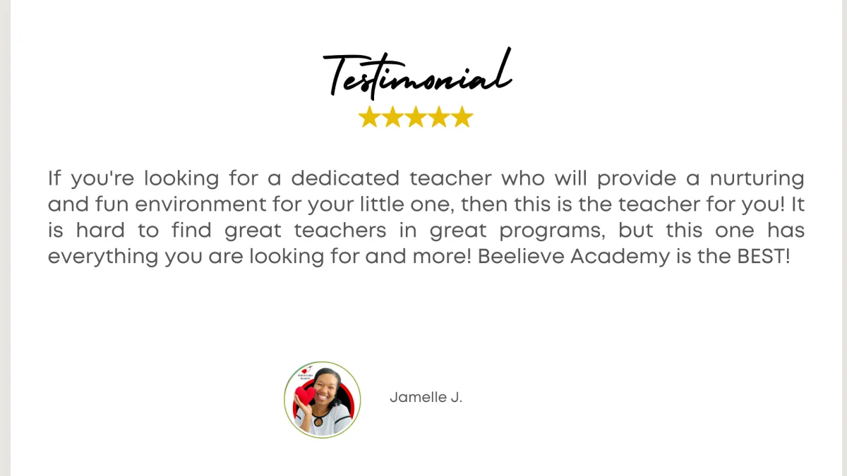 Testimonial - Love it!!! I love the way they add a lot of movement with learning the alphabet. Lots of energy and enthusiasm! - Susan Falotico 
