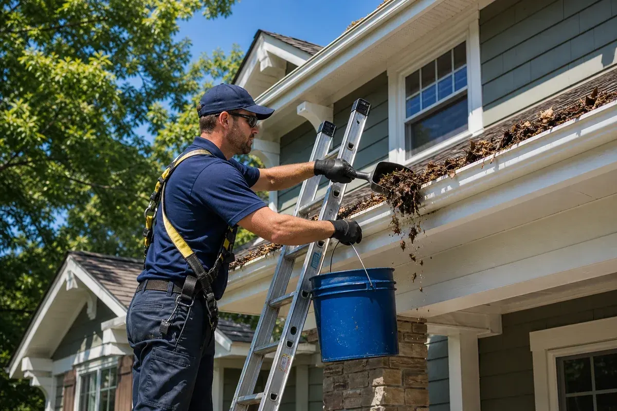 Crystal Lake Gutter Cleaning