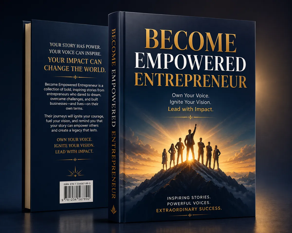 Become Empowered Entrepreneur book, front and back cover