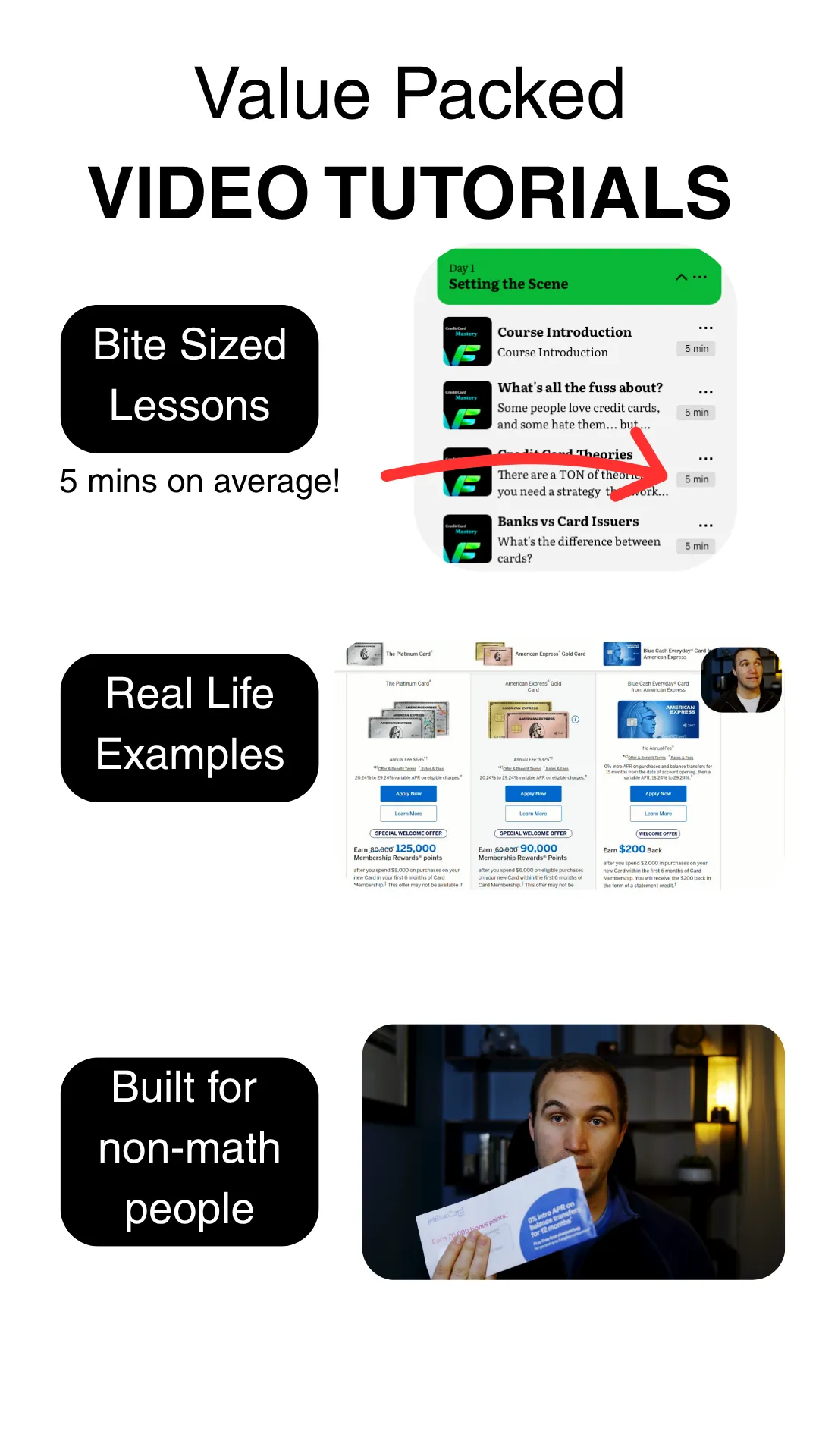 Easy simple easy to follow video tutorials