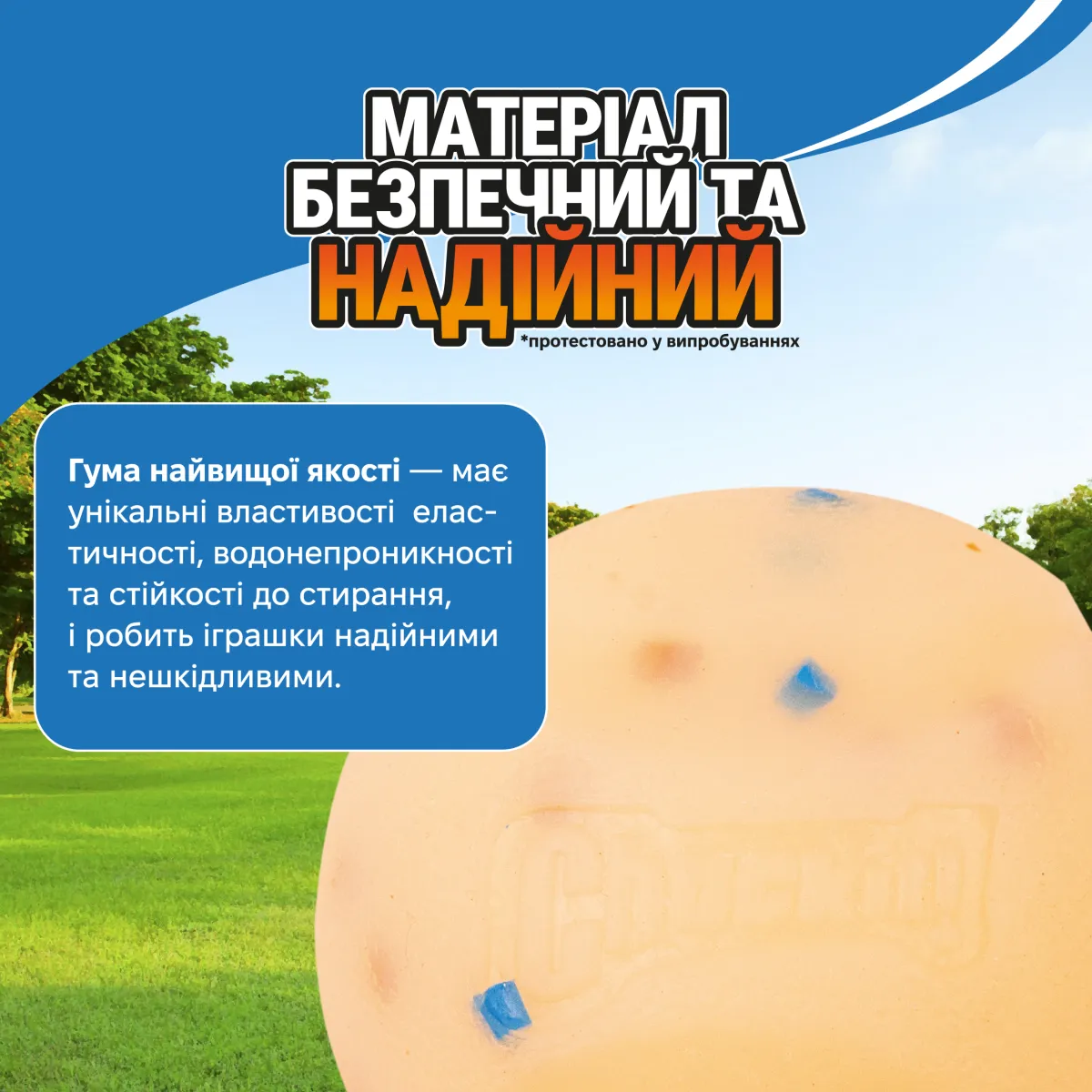 М’яч «Birthday» для ігор з собакою | Розмір М – Image 4