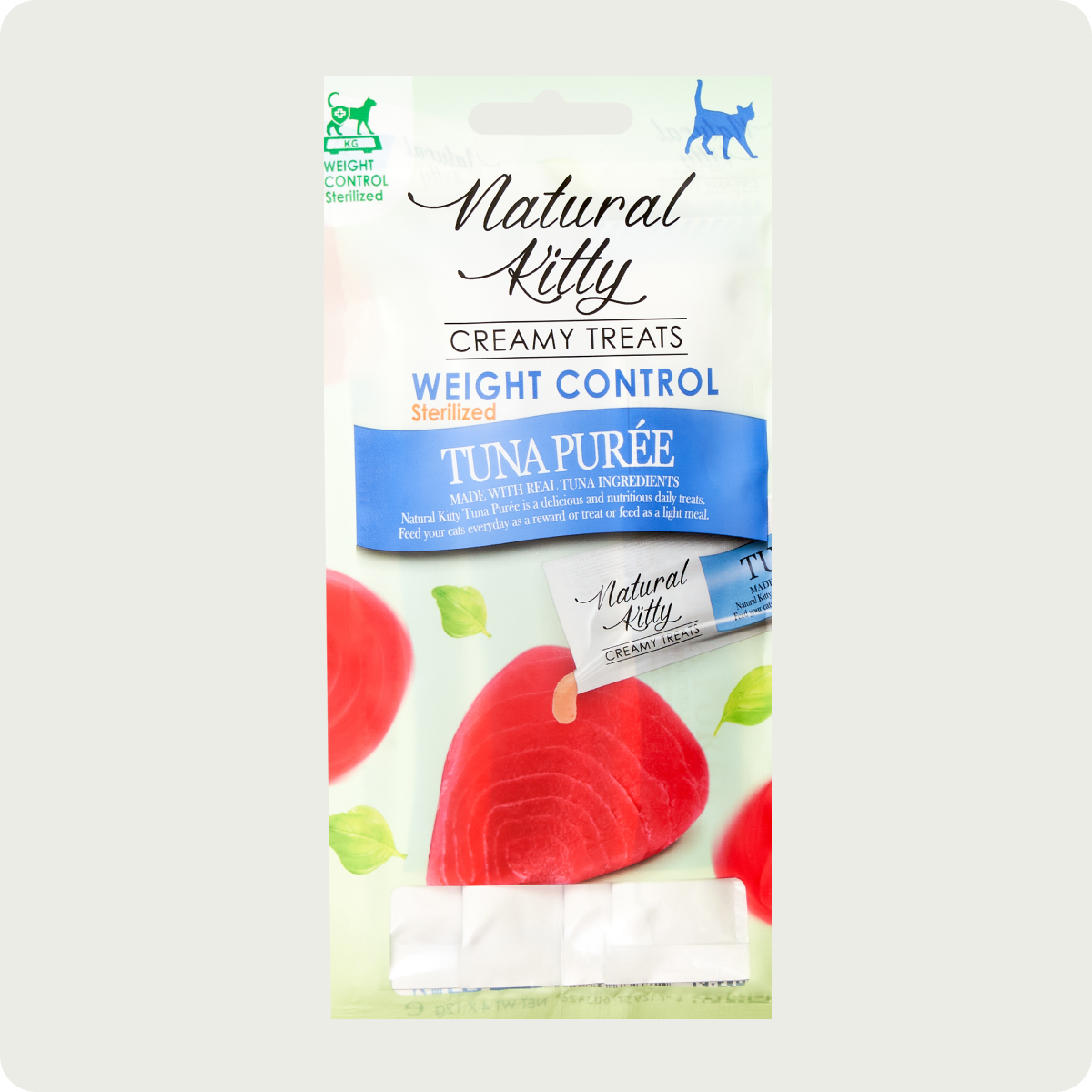 Natural Kitty Функціональні стіки з тунцем | Sterilized, 4х12 г – Image 1