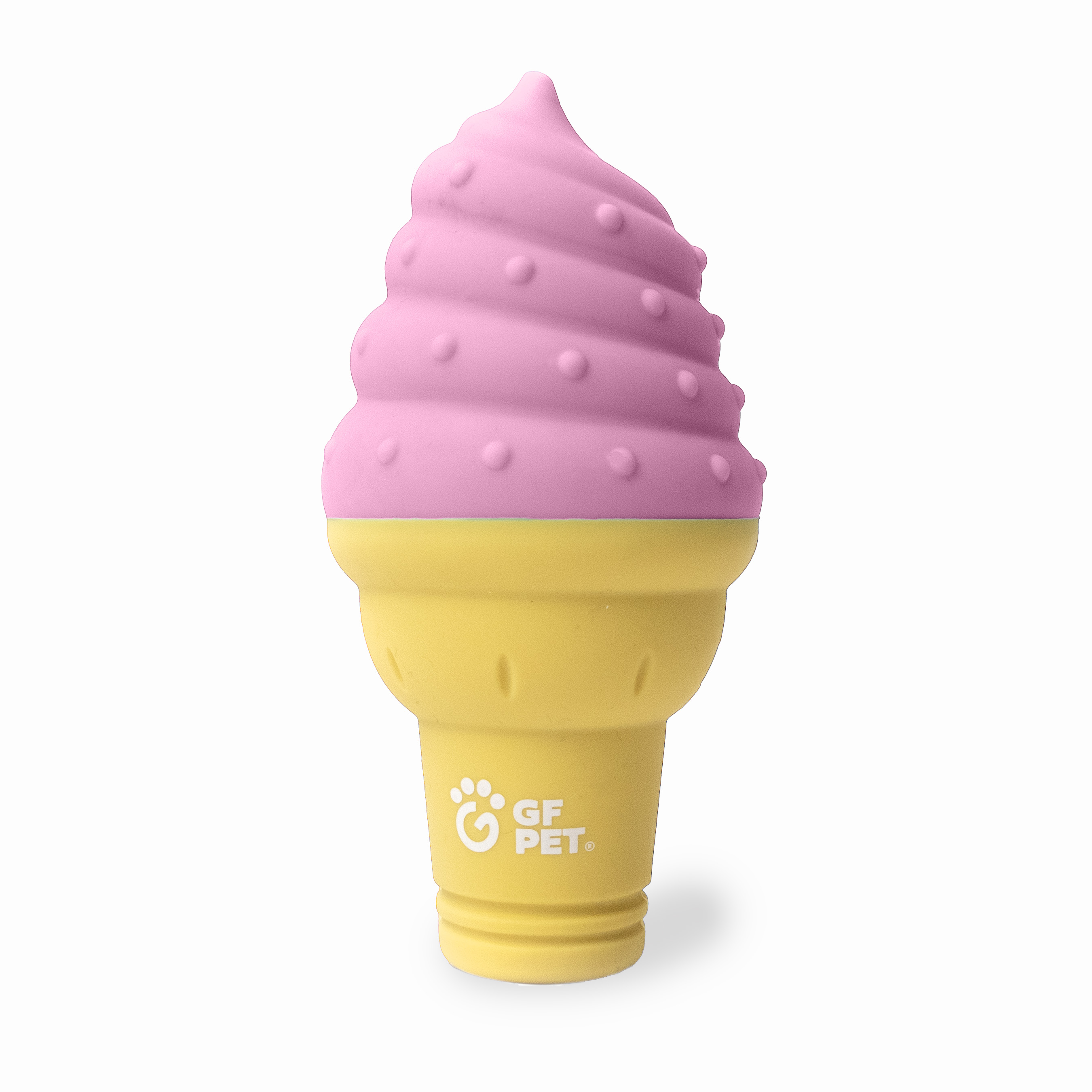 Охолоджувальна іграшка для собак GF Pet Ice Cone у формі ріжка морозива – Полуниця, GF-CONE