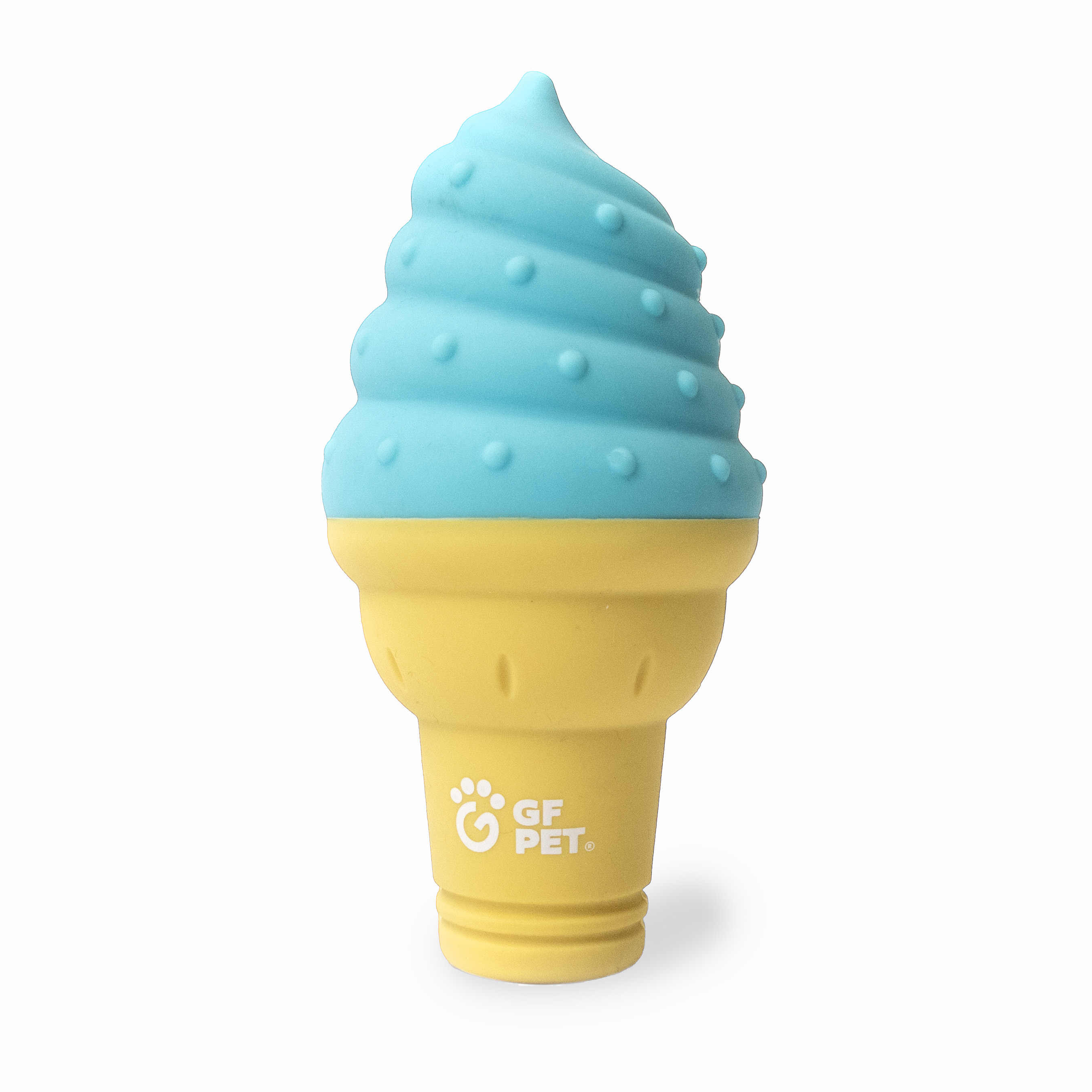 Охолоджувальна іграшка для собак GF Pet Ice Cone у формі ріжка морозива – Блакитний, GF-CONE