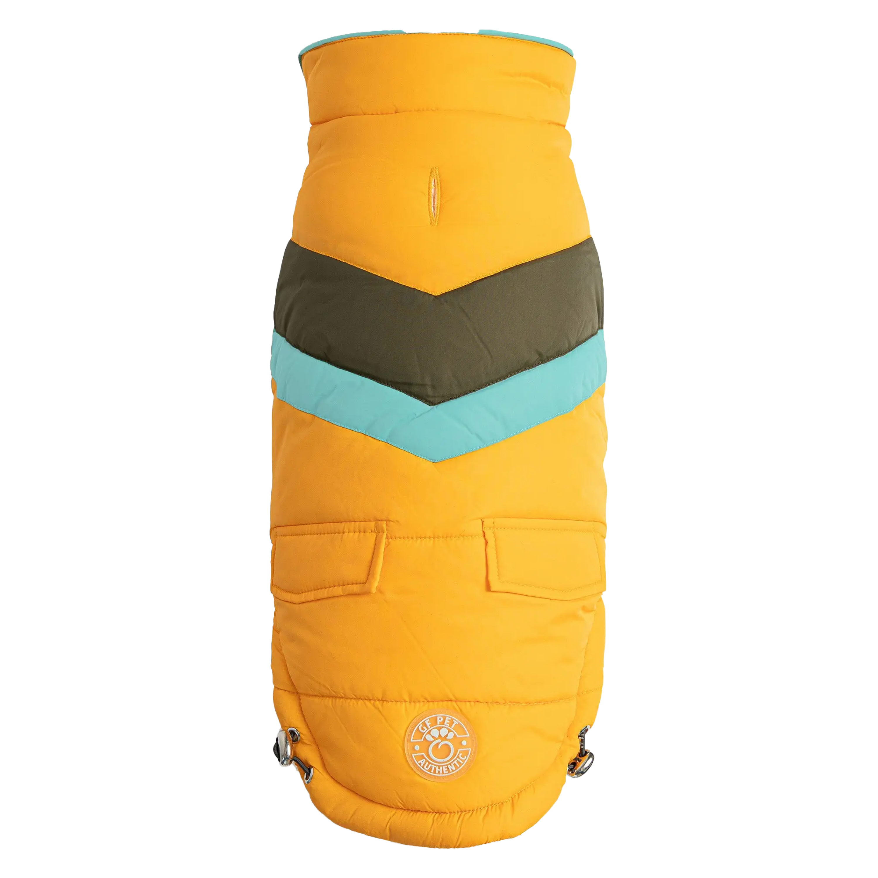 GF Pet Куртка-пуховик для собак Alpine, жовта – 2XS, GJ411F1