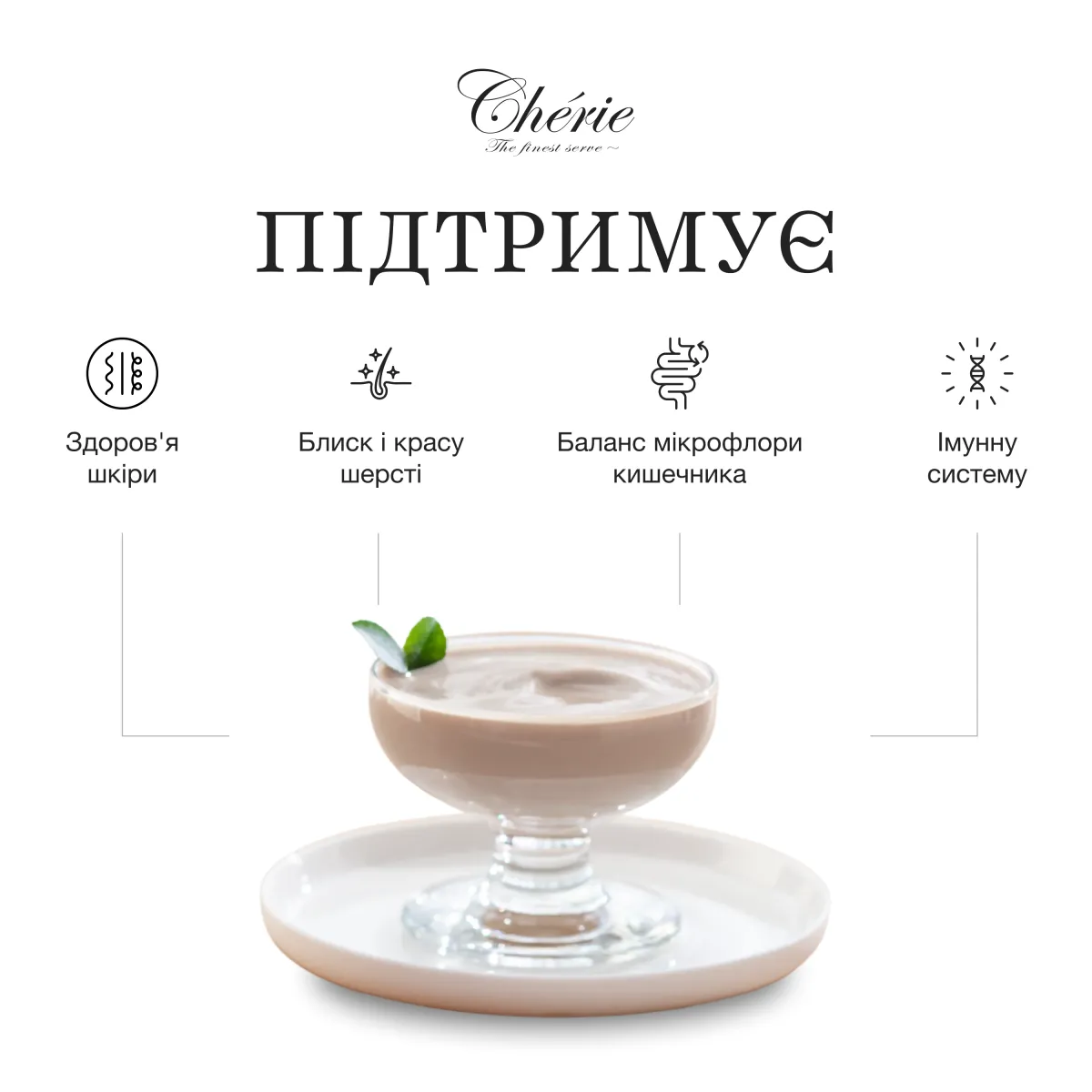 Chérie пюре з куркою для котів, здорова шерсть, 40 г – Image 4