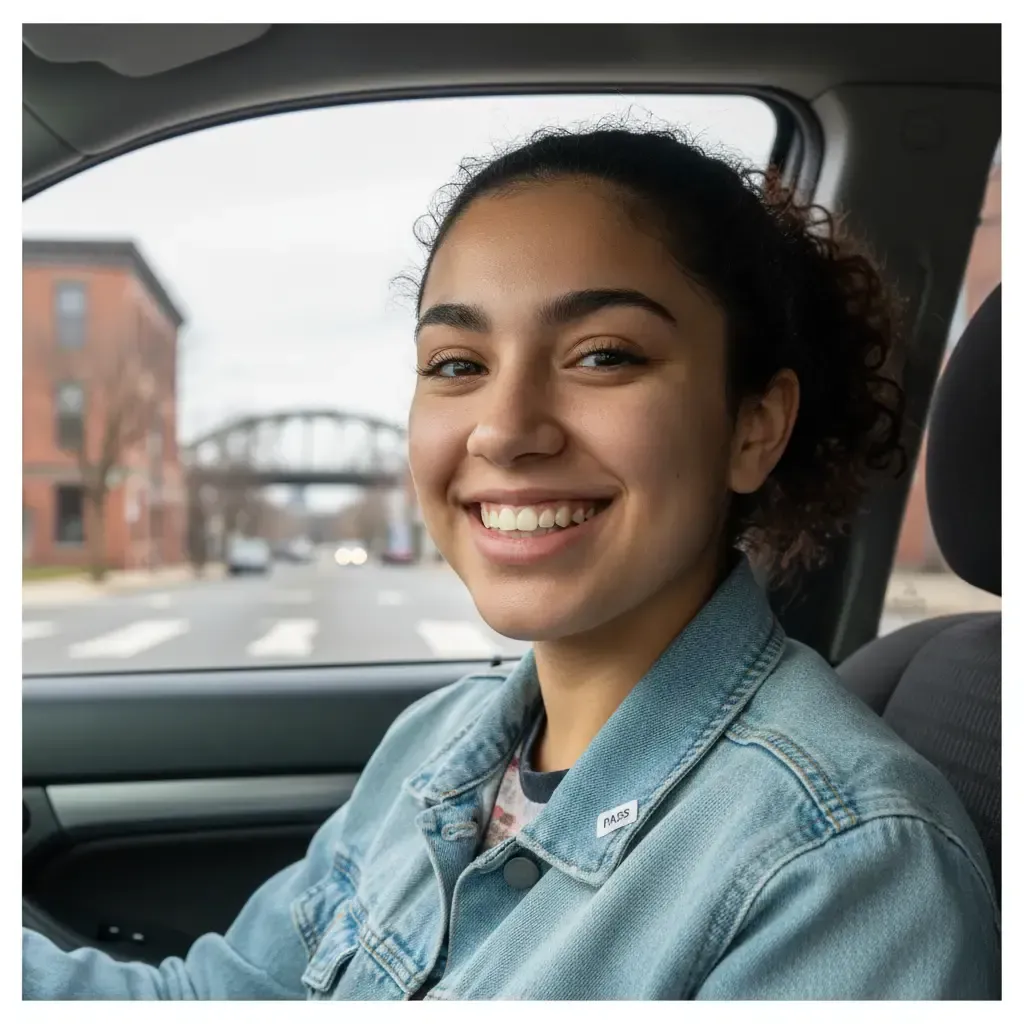 Portrait of Maria G., Paterson driving student