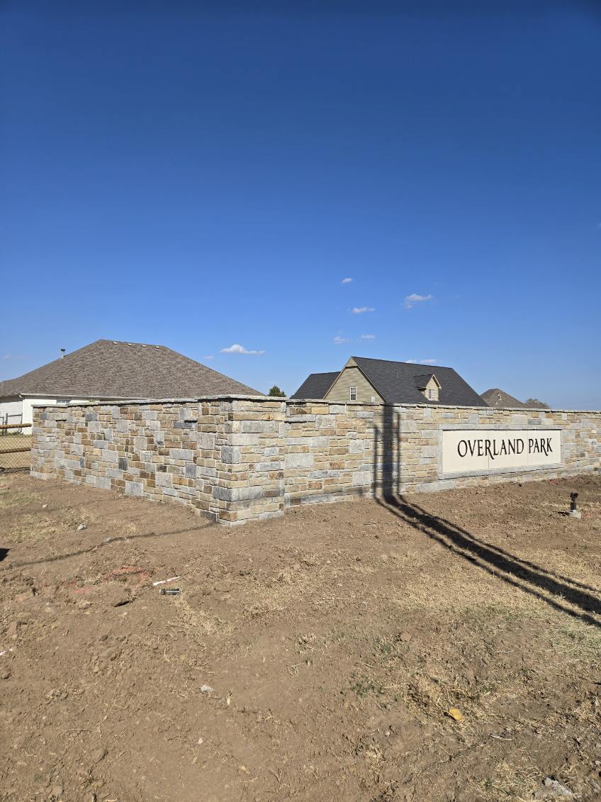 Stone Neighborhood Entrance