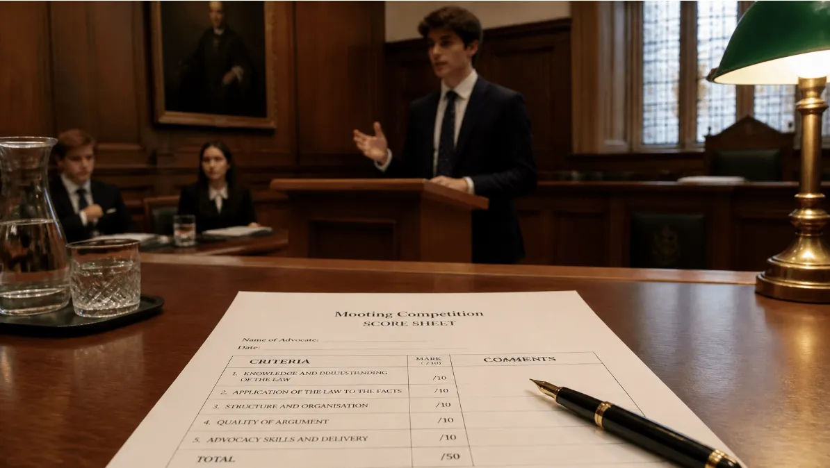 The Inside Scoop: What Mooting Judges Are Actually Putting on Their Score Sheets