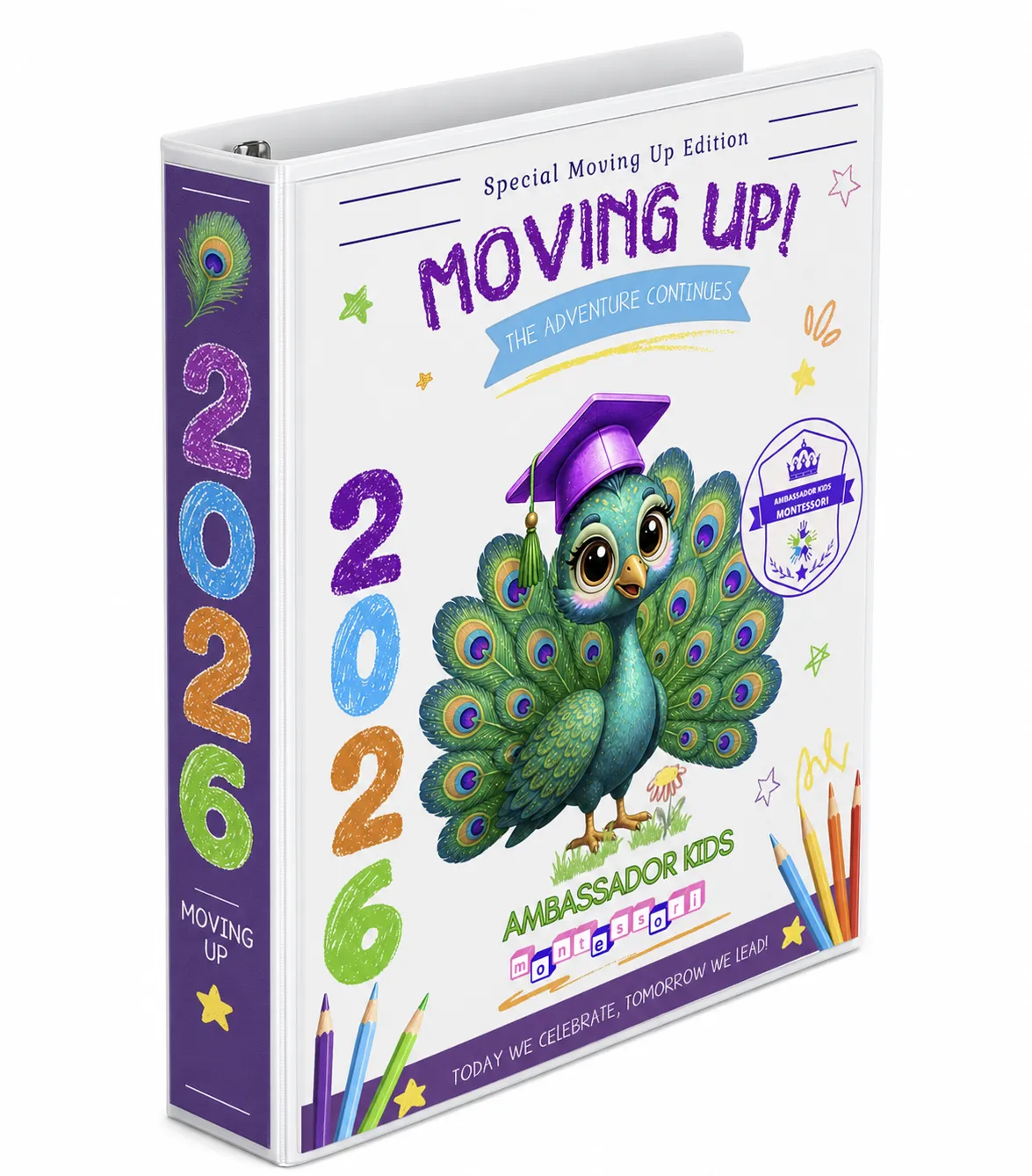 End-of-year portfolio showing a child’s learning, growth and Montessori work at Ambassador Kids Montessori