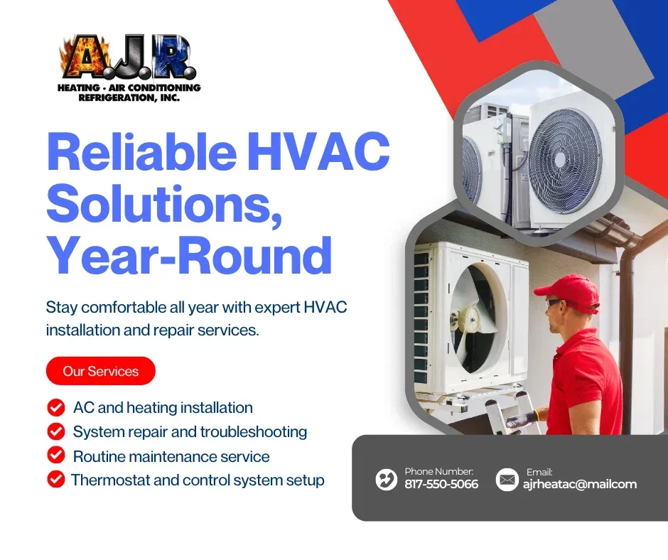 Completed HVAC system installation in Weatherford, TX showcasing intricate components and professional workmanship.