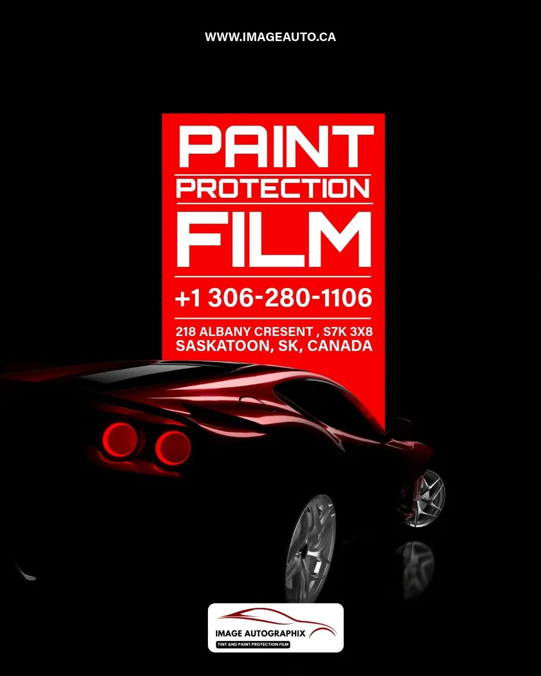 Image of paint protection film installation in Saskatoon.