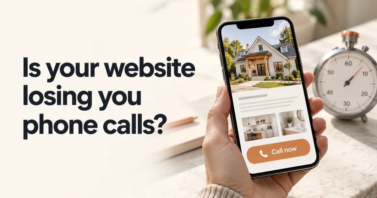 Is your website losing you phone calls? A five-minute check