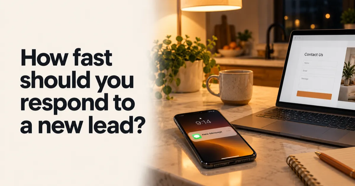How fast should a small business respond to a new lead?