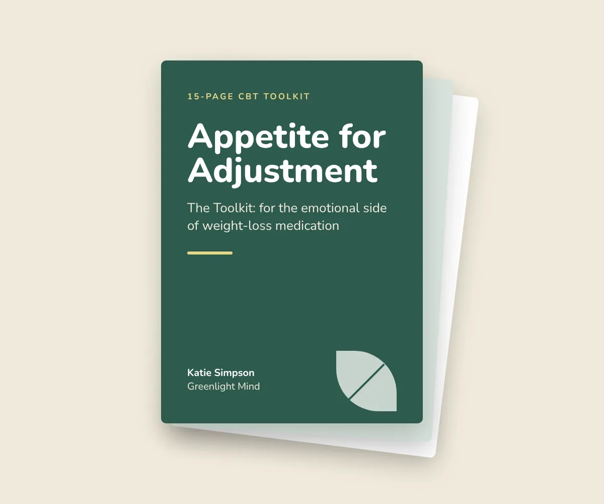 Appetite for Adjustment CBT toolkit cover