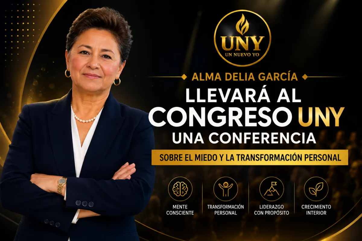 Alma Delia García llevará al Congreso UNY una conferencia sobre el miedo y la transformación personal