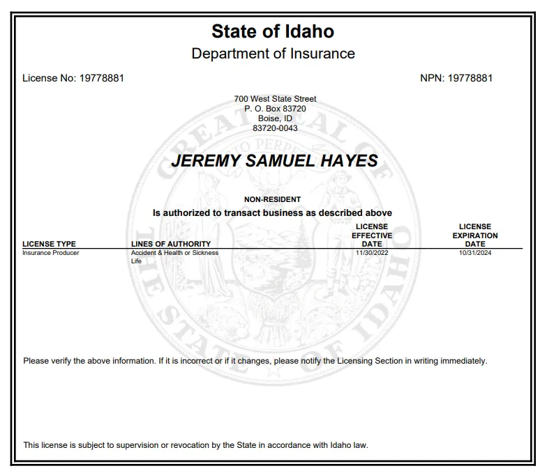 state license
