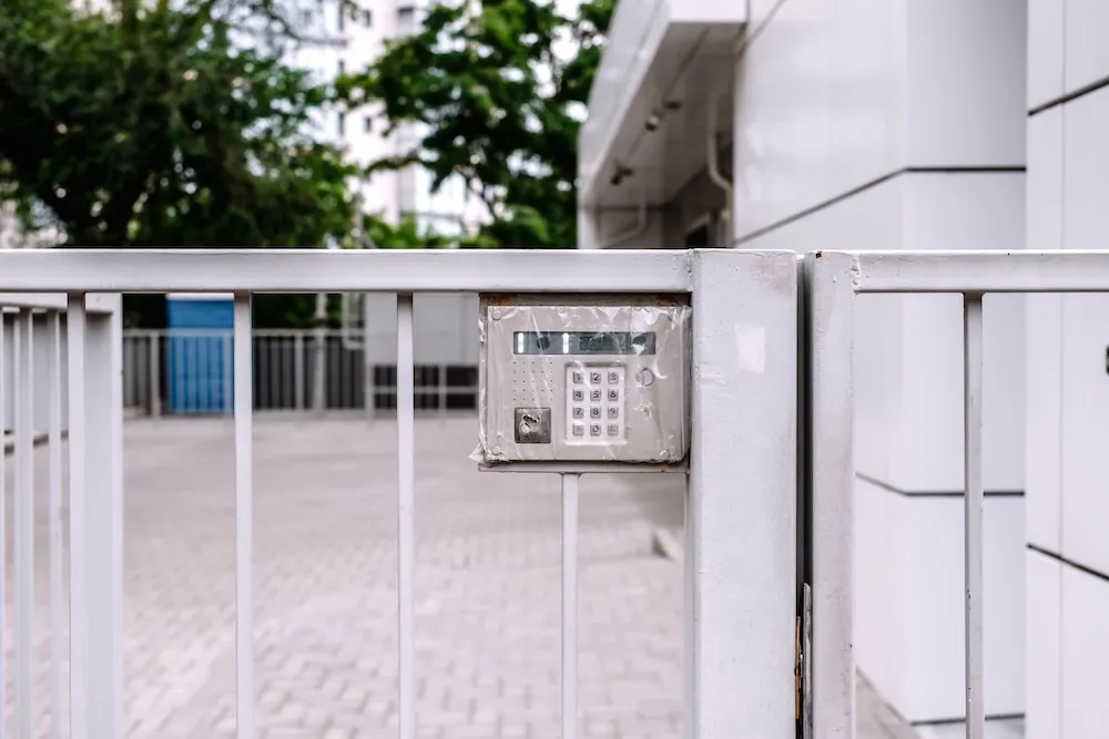 automatic gate call box