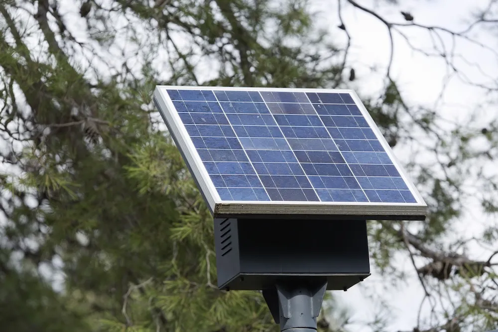 solar powered electric gates