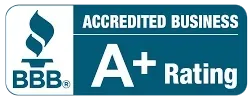 BBB Accredited Business A+ Rating