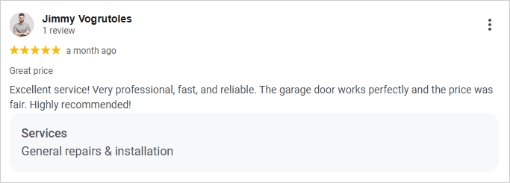 garage door sales