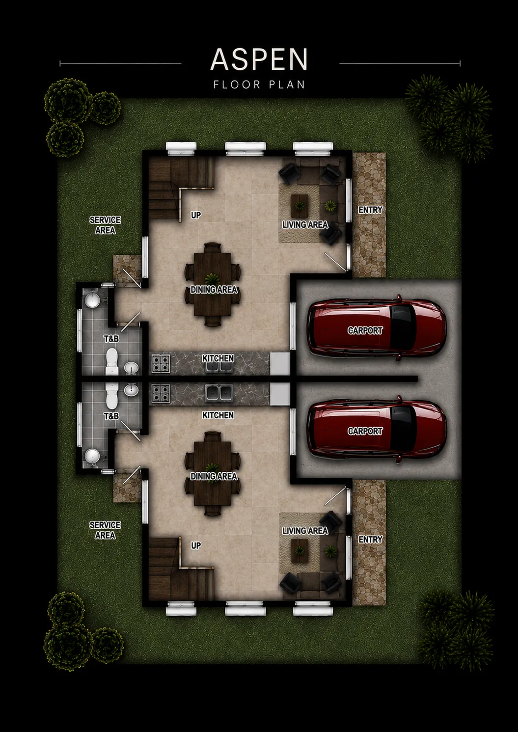 Detailed architectural floor plan showing the layout
