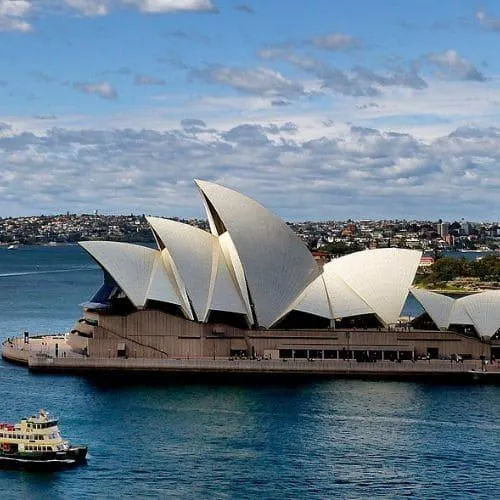 Sydney Opera House overlooking the harbour, representing central Sydney areas serviced for flood, water, and mould restoration.