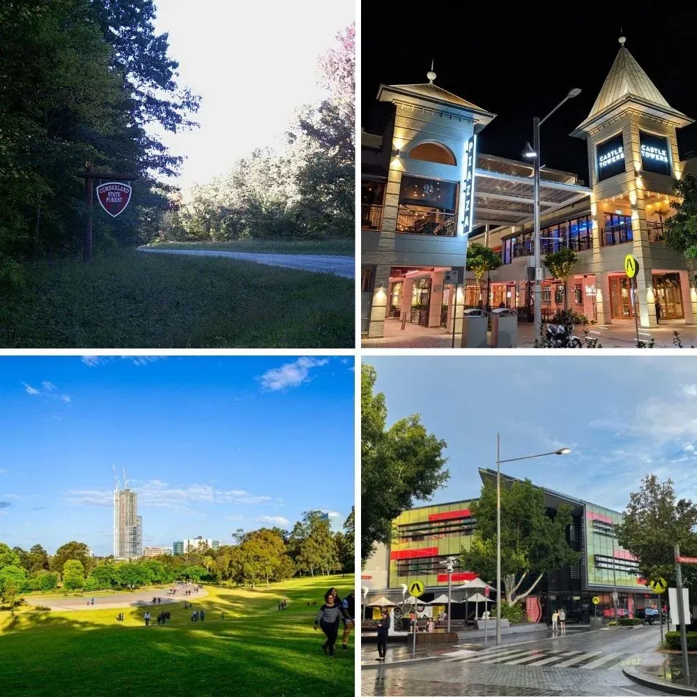 Popular Hills District landmarks highlighting expert local flood and water restoration services.