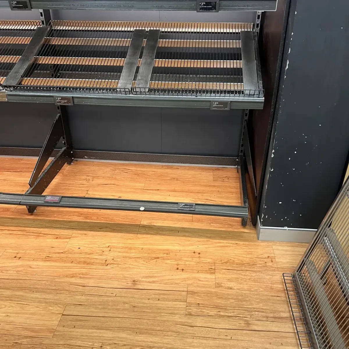 Clean and restored commercial floor after grease trap overflow professionally remediated by High Demand Restoration.