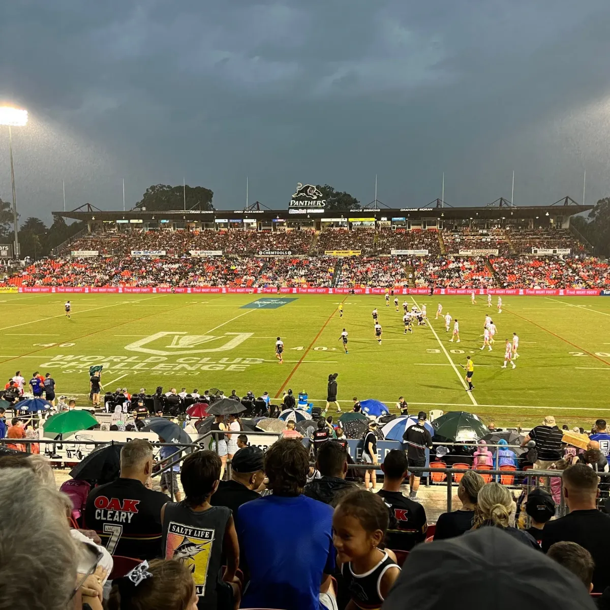 Leichhardt Oval stadium filled with spectators during a game, showcasing High Demand Restoration’s support for the Inner West community through professional flood and water restoration services.