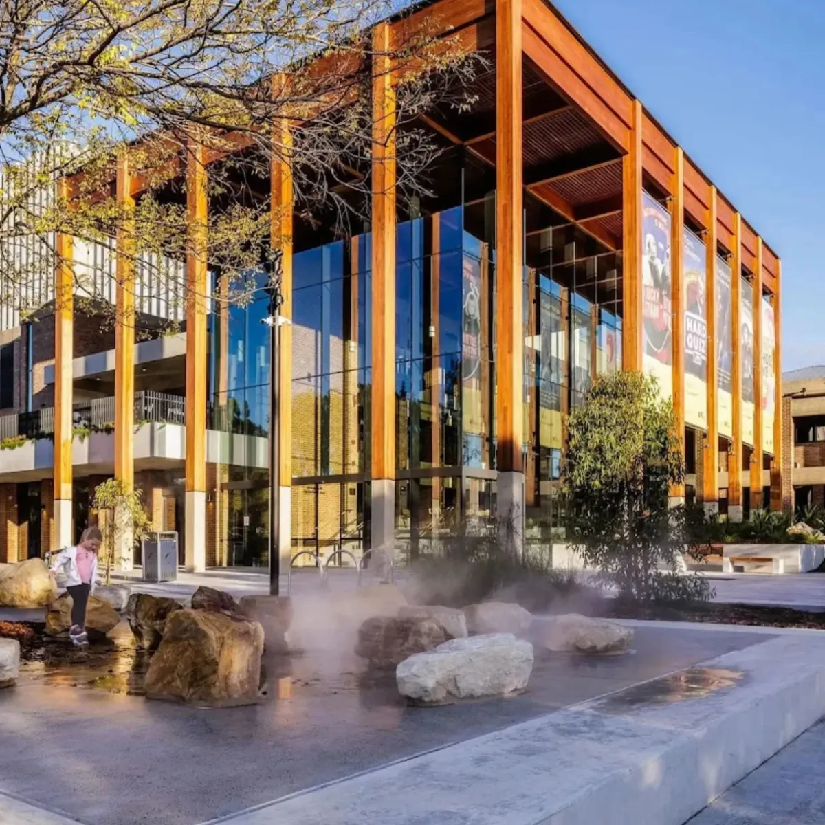 Modern architecture at Bondi Pavilion, symbolising restoration support for residential and commercial properties across the Bondi area.