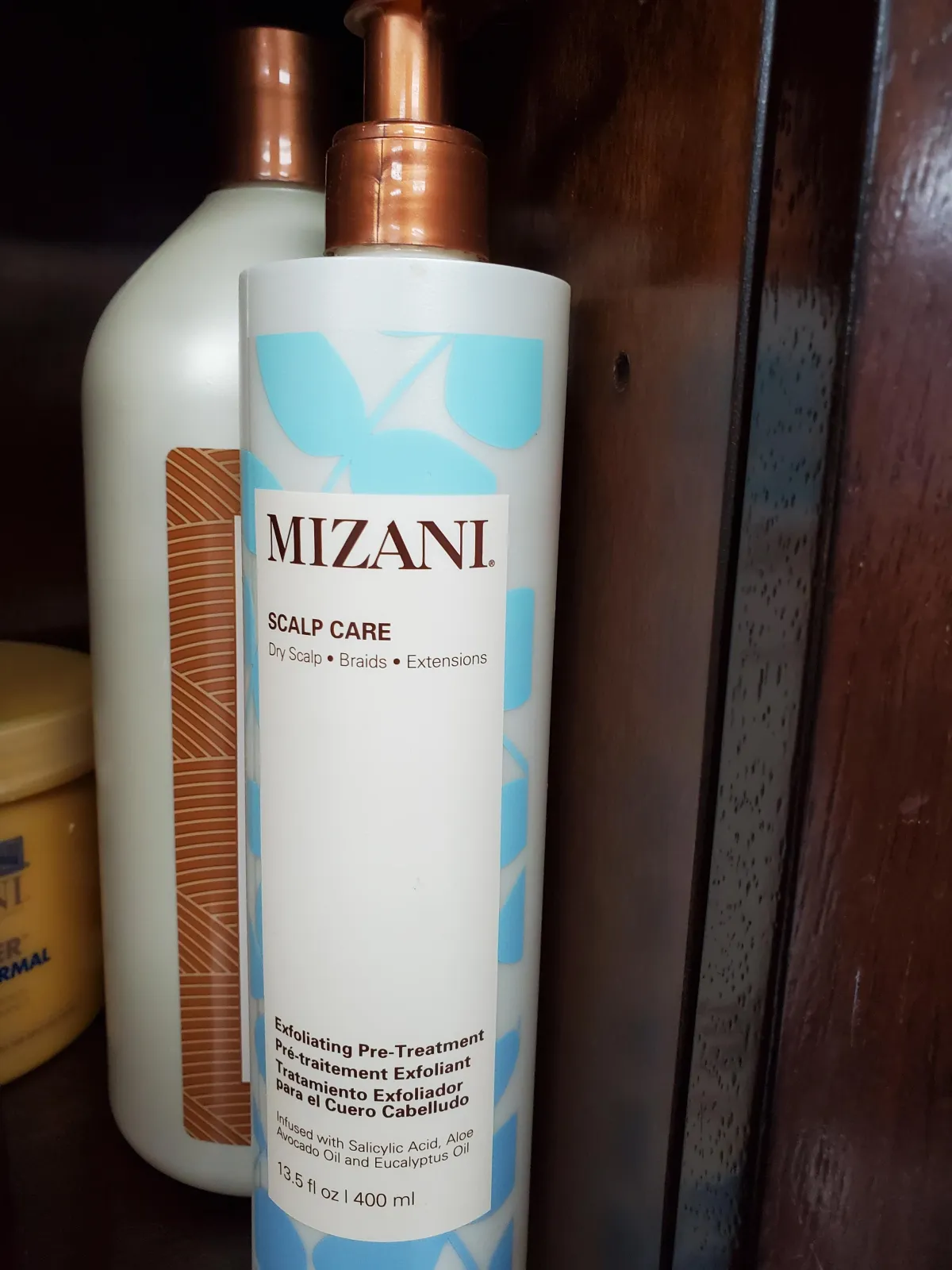 a picture of out mizani scalp care