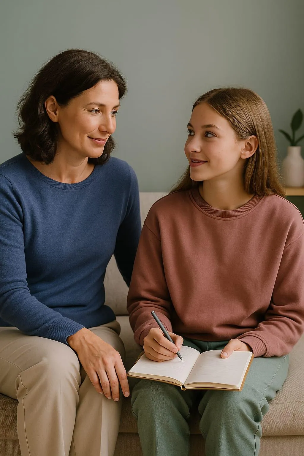 tree on body of water near mountains