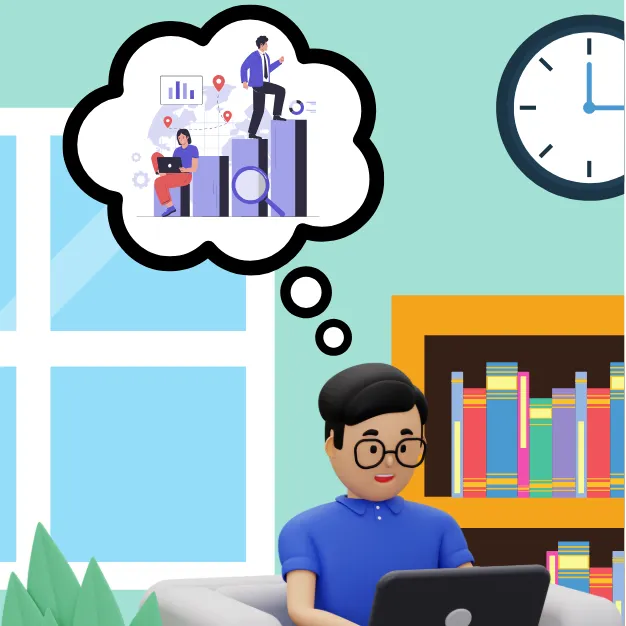 Entrepreneur at home office using laptop to grow online business