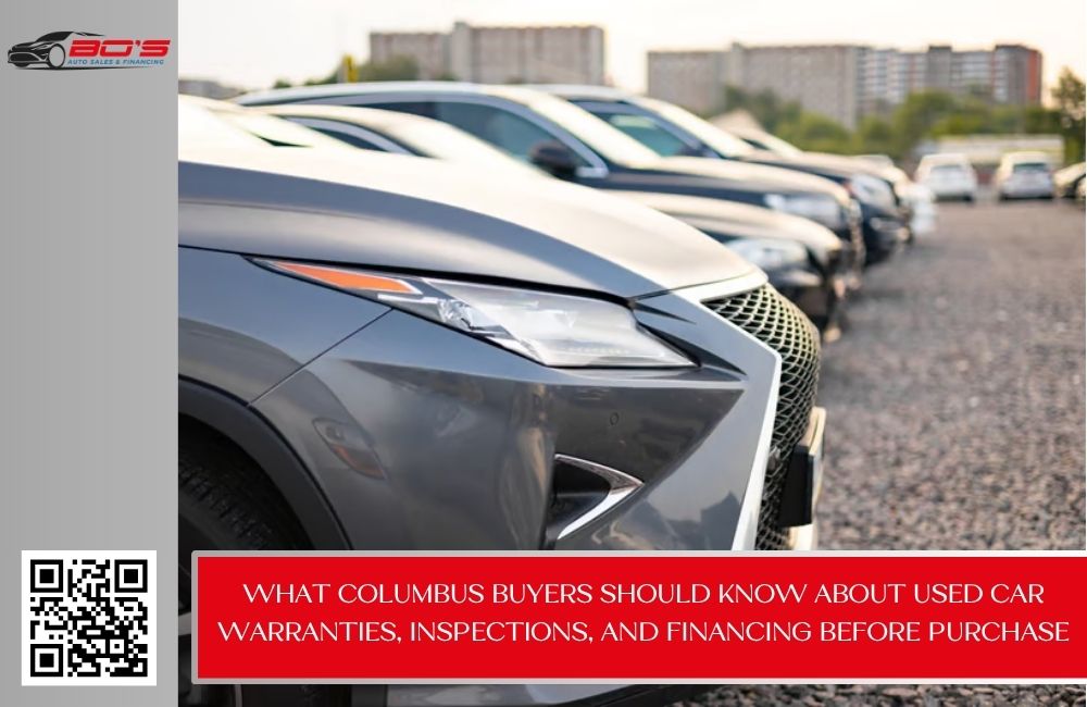 What Columbus Buyers Should Know About Used Car Warranties, Inspections, and Financing Before Purchase