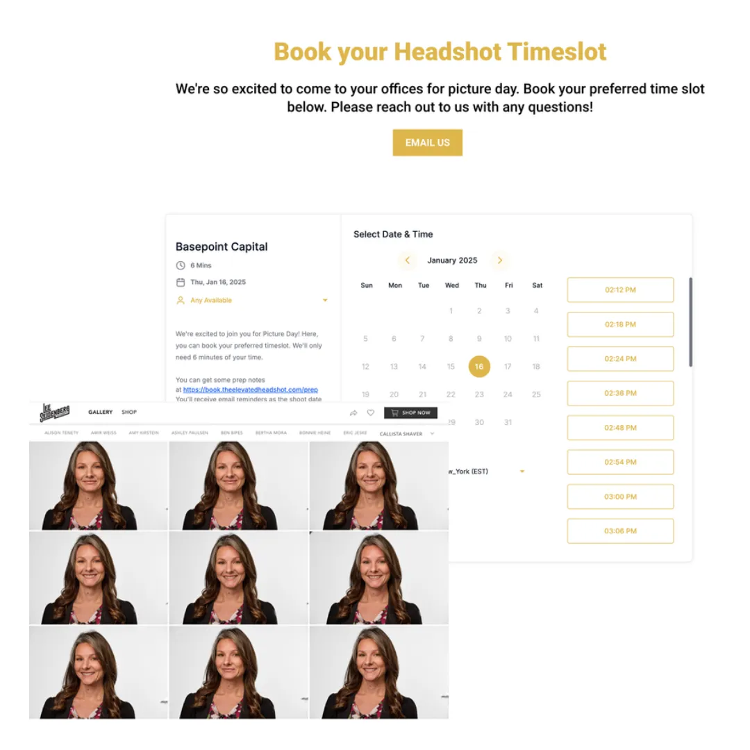 Headshot Photography Process