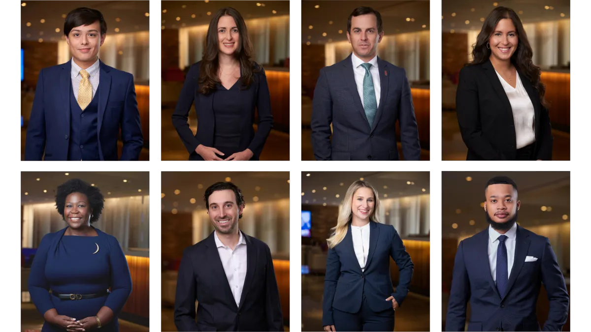 Corporate team photography session for Manhattan law firm