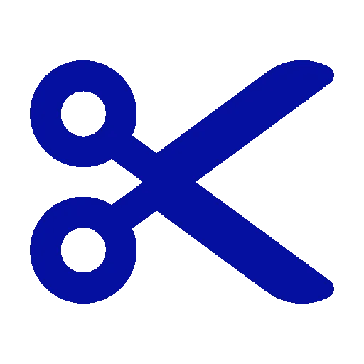 Icon of a scissors