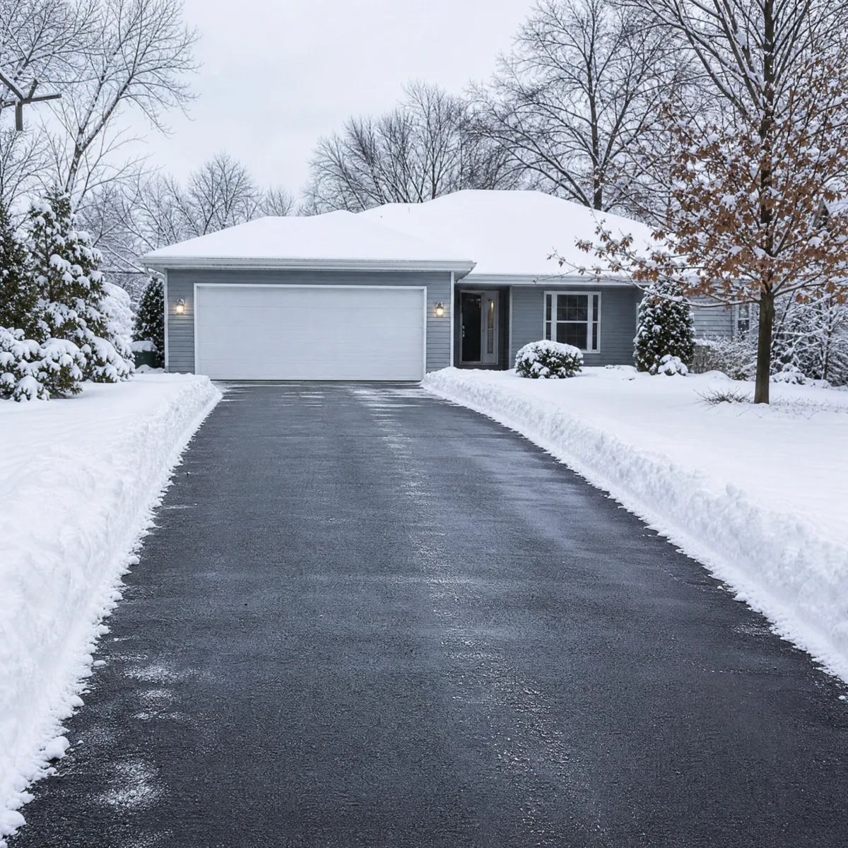 snow plowing