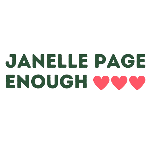 JANELLE PAGE ENOUGH LOGO