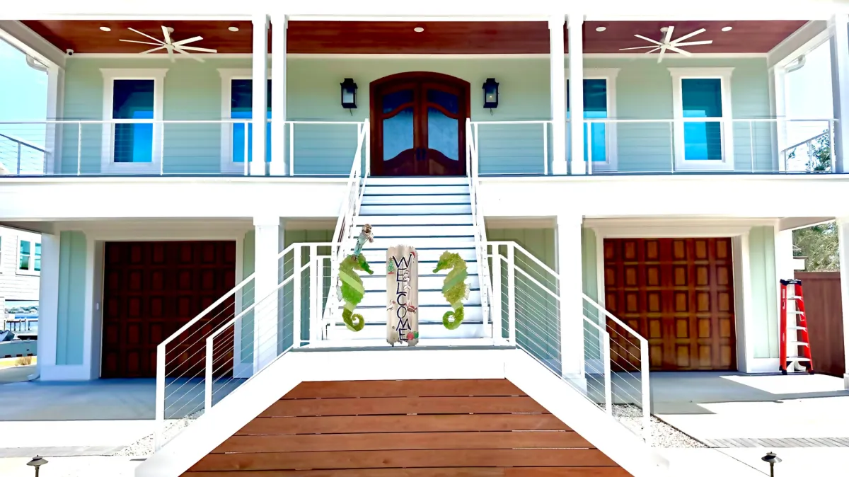 garage door vinyl installation in Perdido Key, Florida