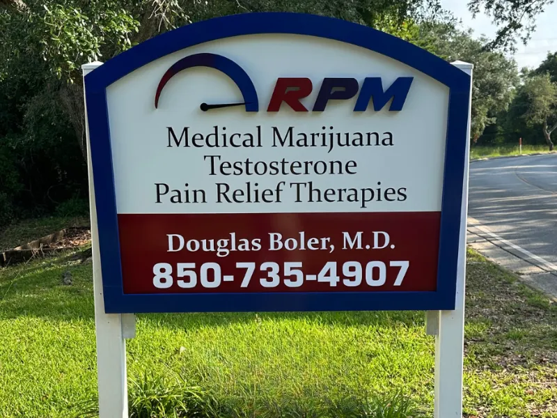 exterior commercial sign installation in Gulf Breeze, FL