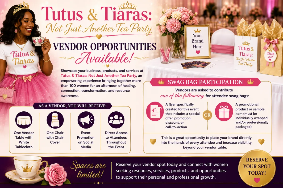 Tutus & Tiaras Tea Party Vendor